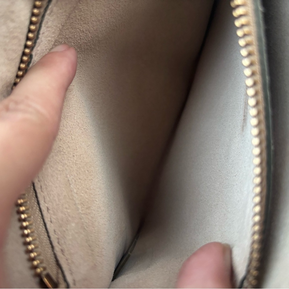 Chloé Faye Medium Shoulder Bag Suede & Leather Motty Grey - Picture 15 of 16